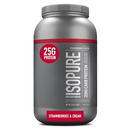 Isopure Protein Powder, Zero Carb Whey Isolate with Vitamin C & Zinc for Immune Support Isopure Au supplements