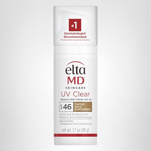 EltaMD UV Clear Tinted Sunscreen for Face, SPF 46 with Zinc Oxide, Oil-Free, Dermatologist Recommended, For Acne-Prone Sensitive Skin, 1.7 oz EltaMD Au supplements