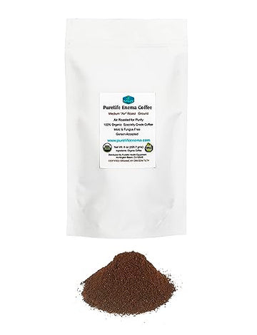 PureLife Enema Coffee- 1 Lb - Organic Gerson Specific - Ground - Mold & Fungus Free Purelife Enema Au supplements