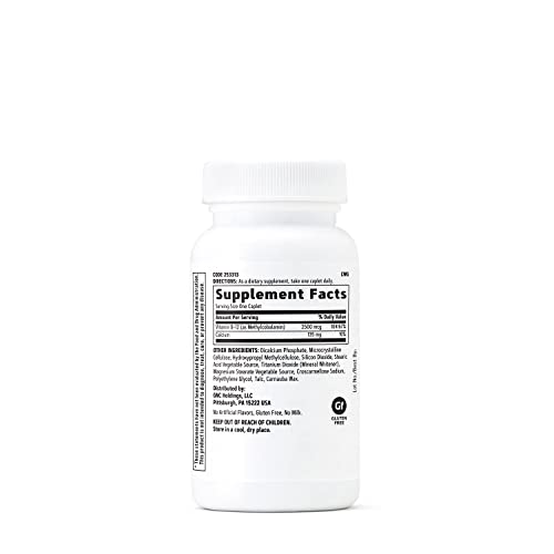 GNC Methyl B-12 2500 mcg - 100 Caplets GNC Au supplements