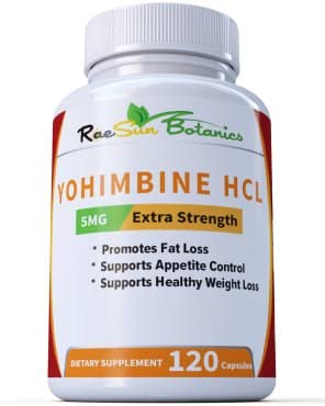 RaeSun Botanics Yohimbine HCL Bark Extract Extra Strength Supplement 5mg x 120ct RaeSun Botanics Au supplements