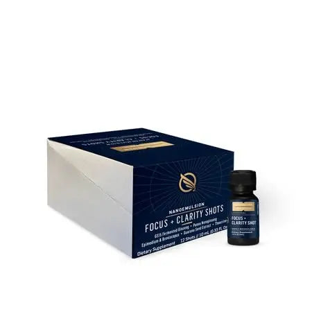 Quicksilver Scientific Focus + Clarity Shots (Box of 12, 10 mL Shots) Quicksilver Scientific Au supplements