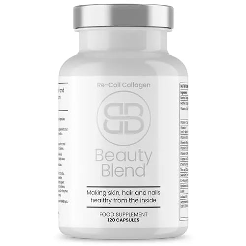 Re-Coll 1200mg Collagen Capsules - High Strength Supplement with Hyaluronic Acid - for Hair Skin Re-CollAU supplements