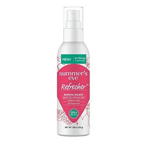 Summer's Eve Refresher Mist, Feminine Spray Reduces Odor, Blissful Escape, Body Spray for Women Summer's Eve Au supplements