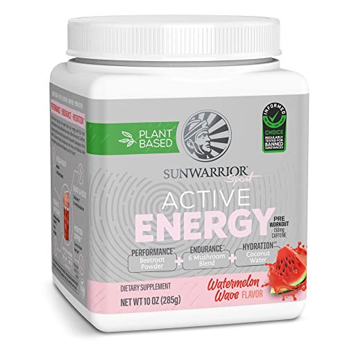 Sunwarrior Plant-Based Preworkout Powder Hydration Blend | Coconut Water Mushroom Sunwarrior Au supplements