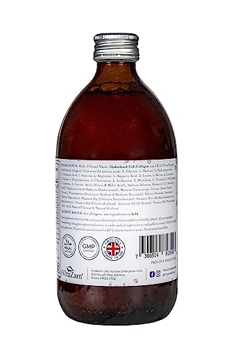 Diamond Elixir Marine Liquid Collagen Type 1 & 3 Hydrolysed Collagen Peptides 10000mg VitaZam Au supplements