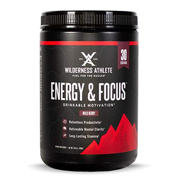 Wilderness Athlete - Energy & Focus | Energy Pre Workout for Women & Men - Energy Wilderness Athlete Au supplements