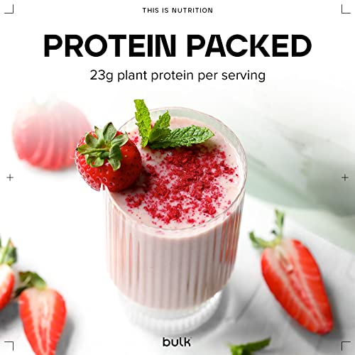Bulk Gourmet Vegan Protein Powder, Strawberry, 700 g Bulk Au supplements
