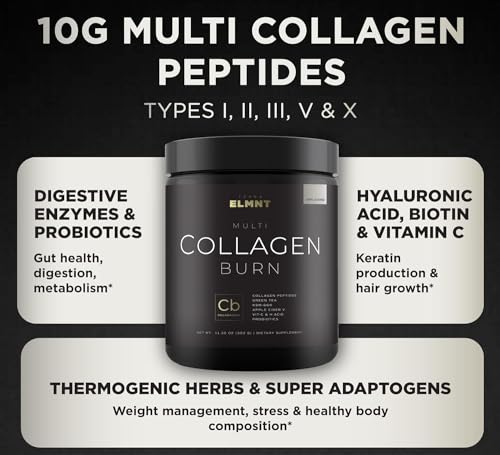 Super Collagen Burn - Premium Collagen Powder for Women Weight & Beauty w. Apple C Vinegar TERRA ELMNT Au supplements