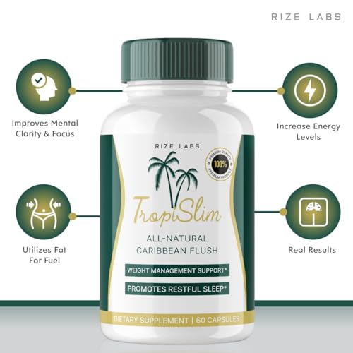 rize labs (5 Pack Tropislim Weight Loss Supplement, Tropislim Capsules for Total Body rize labs Au supplements