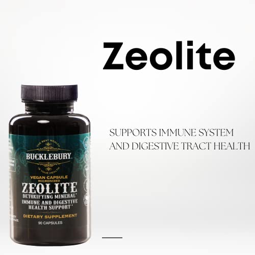 BUCKLEBURY Zeolite Micronized Smart Mineral Capsules - Supports Detox, Immune BUCKLEBURY Au supplements