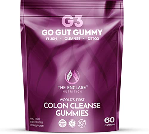 Colon Cleanse Gummies. Chewable, Gentle, Vegan Colon Detox Cleanser. Natural Laxative THE ENCLARE NUTRITION Au supplements