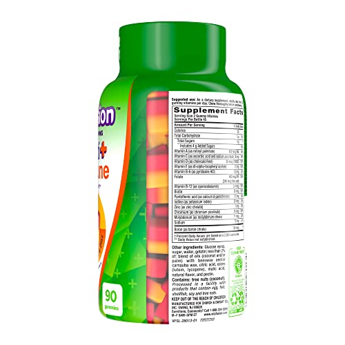 Vitafusion Multi+ Immune Support* – 2-in-1 Benefits & Flavors – Adult Gummy Vitamins with Vitamin C, Zinc Vitafusion Au supplements