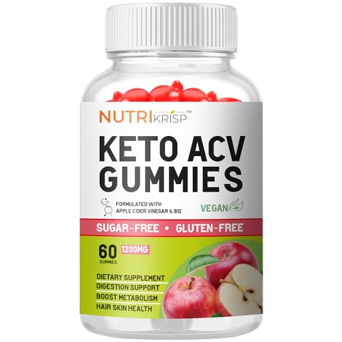 NutriKrisp Organic Keto ACV Gummy for Weight Loss - Sugar & Gluten Free Apple Cider NutriKrisp Au supplements