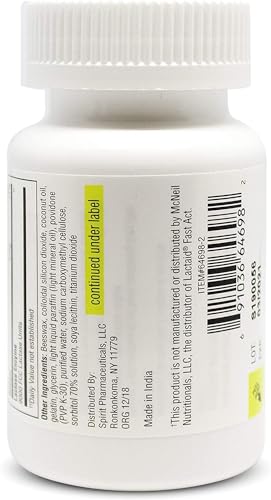 ValuMeds Fast Acting Dairy Relief Lactose Enzymes, 120 Softgels, Help Prevent Gas ValuMeds Au supplements