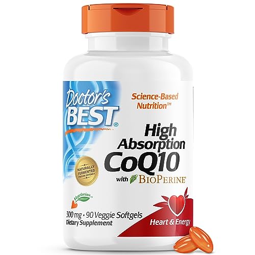 Doctor's Best High Absorption CoQ10 with BioPerine, Heart Health & Energy Production Doctor's BEST Au supplements
