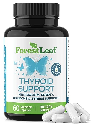 Thyroid Support for Women and Men with Iodine - Energy, 60 Vegetarian ForestLeaf Au supplements