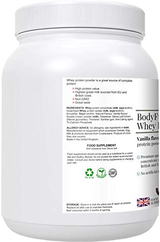Complementary Supplements - BodyFuel Whey Protein Isolate & Concentrate Vanilla Flavour Complementary Supplements Au supplements