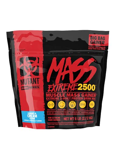 Mutant Mass Extreme Gainer Whey Protein Powder, Build Muscle Size & Strength with High Mutant Au supplements