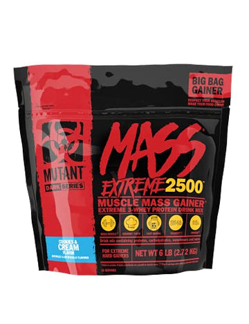Mutant Mass Extreme Gainer Whey Protein Powder, Build Muscle Size & Strength with High Mutant Au supplements
