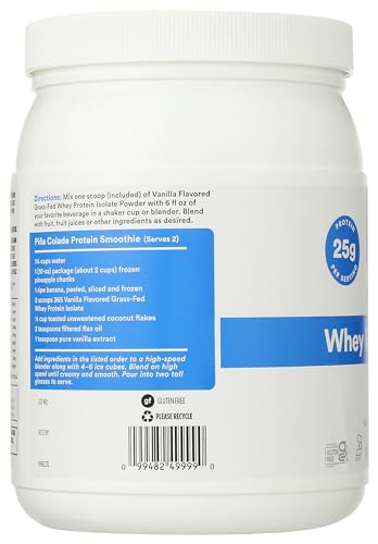 365 by Whole Foods Market, Vanilla Whey Protein Isolate, 15.9 Ounce 365 by Whole Foods Market Au supplements