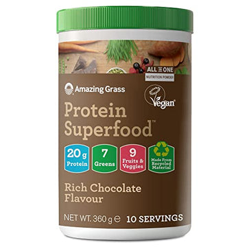 Amazing Grass Protein Superfood, Organic Vegan Protein Powder with Fruit and Vegetables Amazing Grass Au supplements