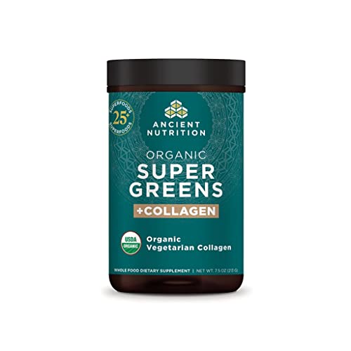 Ancient Nutrition Supergreens Powder, Organic Superfood Powder with Collagen Ancient Nutrition Au supplements