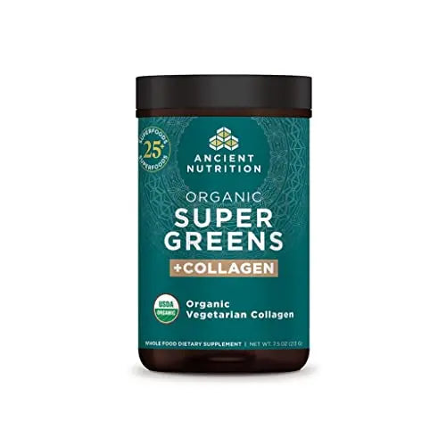 Ancient Nutrition Supergreens Powder, Organic Superfood Powder with Collagen Ancient NutritionAU supplements