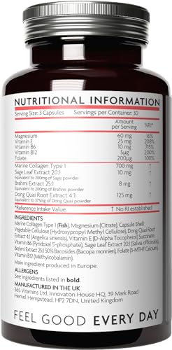 Premium Advanced Collagen Capsules for Menopause and Perimenopause V Vitamini Au supplements