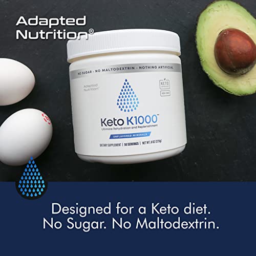 Hi-Lyte Keto K1000 Electrolyte Powder | Unflavored | Hydration Supplement Drink Mix Hi-Lyte Au supplements