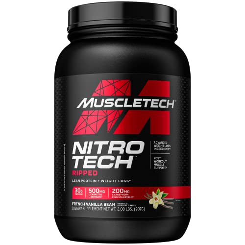 Protein Powder for Weight Loss - MuscleTech Nitro-Tech Ripped - Whey Protein Powder MuscleTech Au supplements