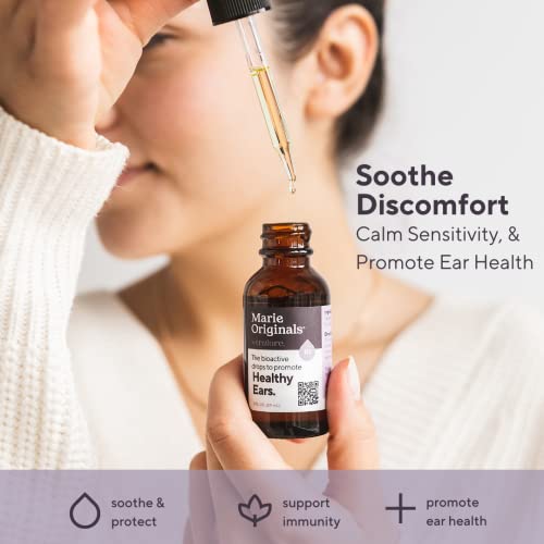 Organic Ear Oil for Earache Irritation, All Natural Eardrops for Infection Marie Originals Au supplements