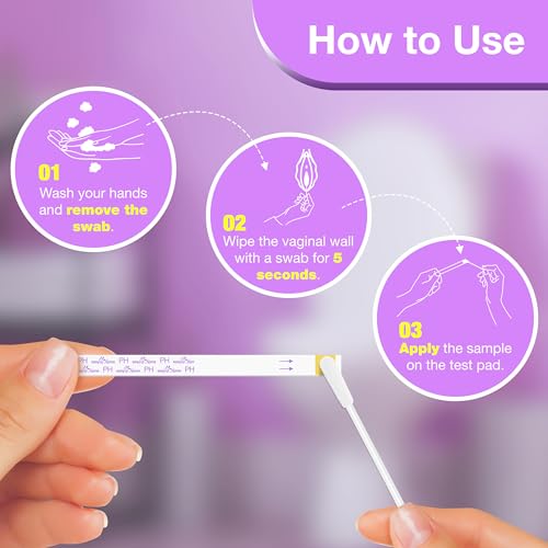 Easy@Home Vaginal pH Test -10 Strips | BV Test Kit at Home for Women | Yeast Infection Test + pH Balance Easy@Home Au supplements