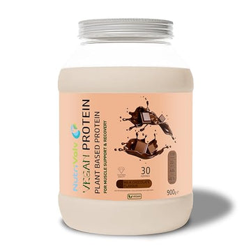 NutriVolv Vegan Plant Based Protein Powder | Milk Chocolate Flavour 900g | Pea & Rice Protein Blend NutriVolv Au supplements