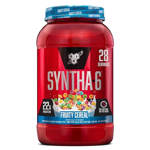 BSN SYNTHA-6 Whey Protein Powder with Micellar Casein, Milk Isolate, Fruity Cereal BSN Au supplements