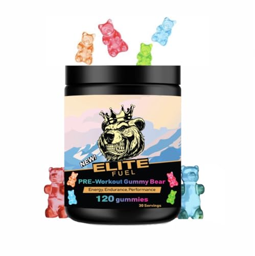 Pre Workout Gummies Elite Fuel - Endless Energy, Instant Strength Gain, Intense Pump Heath Secret Au supplements