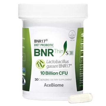 AceBiome BNRThin S30, Lactobacillus Gasseri BNR17, 10 Billion CFU Guaranteed AceBiome Au supplements
