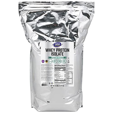 NOW Sports Nutrition, Whey Protein Isolate, 25 g With BCAAs, Unflavored Powder NOW Au supplements