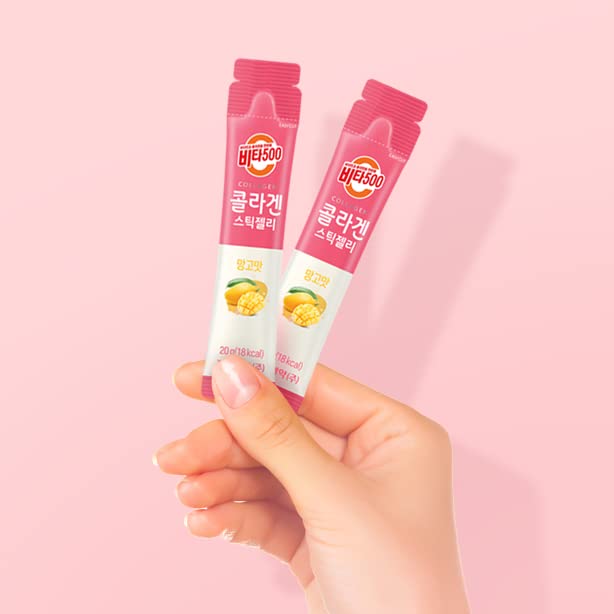 KWANGDONG Vita500 Mango Collagen Peptides Stick Jelly, with Vitamin C, to Support Skin KWANGDONG Au supplements