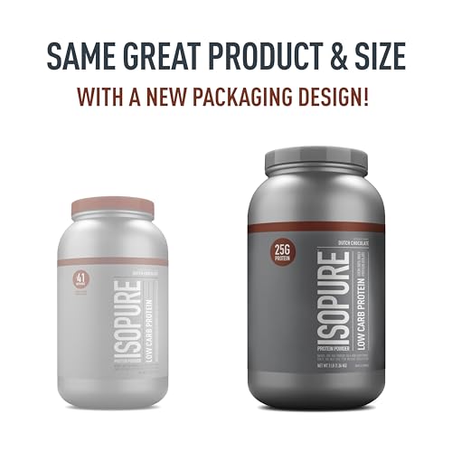 Isopure Dutch Chocolate Whey Isolate Protein Powder with Vitamin C & Zinc for Immune Isopure Au supplements