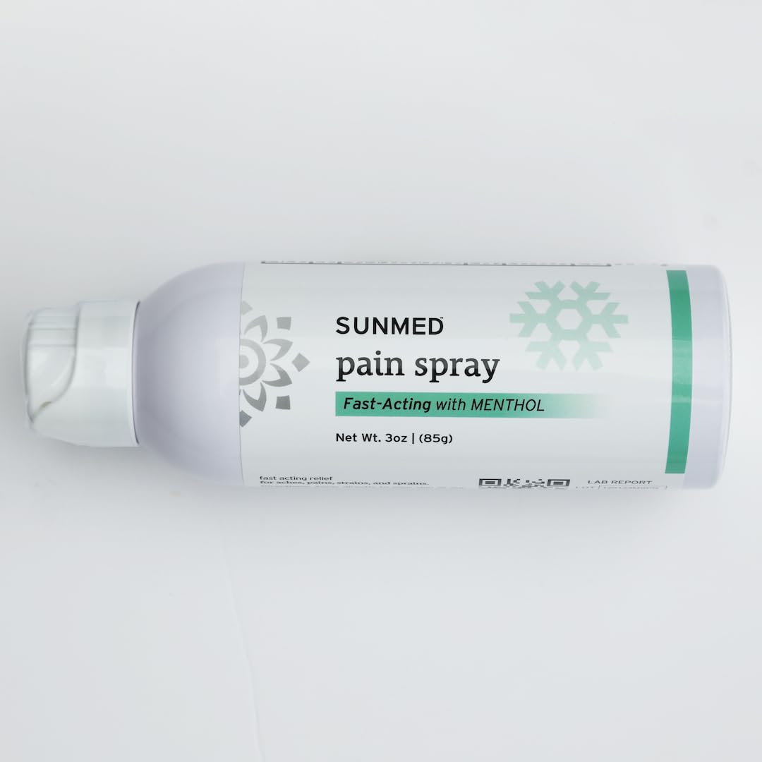 SUNMED Hemp Oil Menthol Spray for Discomfort Soothing & Recovery – Fast-Absorbing, Cooling Topical Formula for Aches, Tension & Muscle Relief – Convenient Spray, Easy Application SUNMED Au supplements