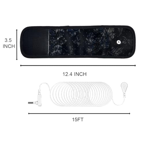 LOYDBDT Grounding Wrist Strap,Patterned Grounding Wristband,Unique Air Holes and Conductive Silver LOYDBDT Au supplements