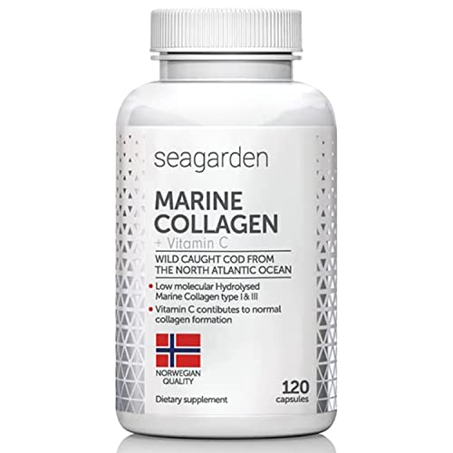 Seagarden Marine Collagen Capsules + Vitamin C | Collagen Peptides (Type I & III) SEAGARDEN Au supplements