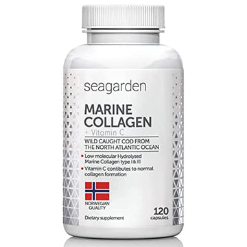 Seagarden Marine Collagen Capsules + Vitamin C | Collagen Peptides (Type I & III) SEAGARDEN Au supplements