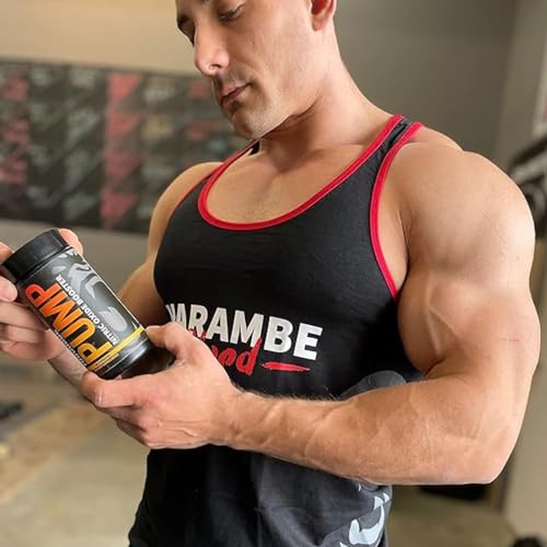 Harambe Pump - Nitric Oxide Supplement with Nitrosigine, S7, and BioPerine - Best Pre Harambe Blood Au supplements