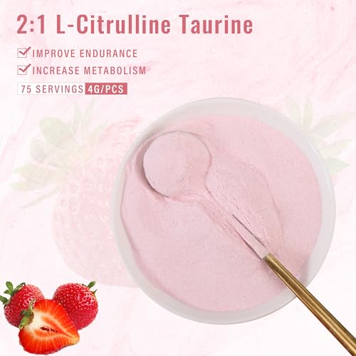 SEDDS Strawberry-Flavored L-Citrulline Taurine 2:1, L Citrulline Powder, Unflavored Vegan SEDDS Au supplements