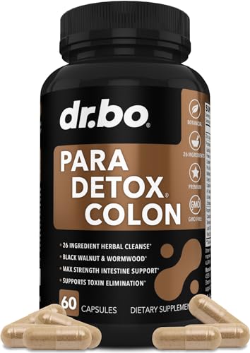 Colon Cleanse Pills Body Detox - Intestinal Guard Cleanser for Stomach - Natural Weight DR. BO Au supplements