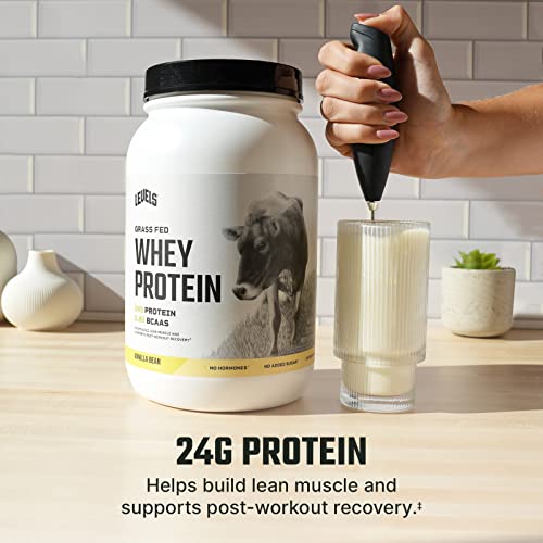 Levels Grass Fed 100% Whey Protein, No Hormones, Vanilla Bean, 2LB Levels Nutrition Au supplements