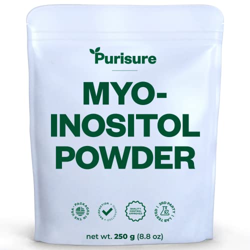 Purisure Myo-Inositol Powder, 250g, Fertility, Hormonal Balance and Ovarian Support Purisure Au supplements