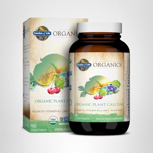 Garden of Life Calcium Supplement with Magnesium & Organic Vitamin D3 K2, Made from Whole Foods, Gluten-Free, 90 Count Garden of Life Au supplements